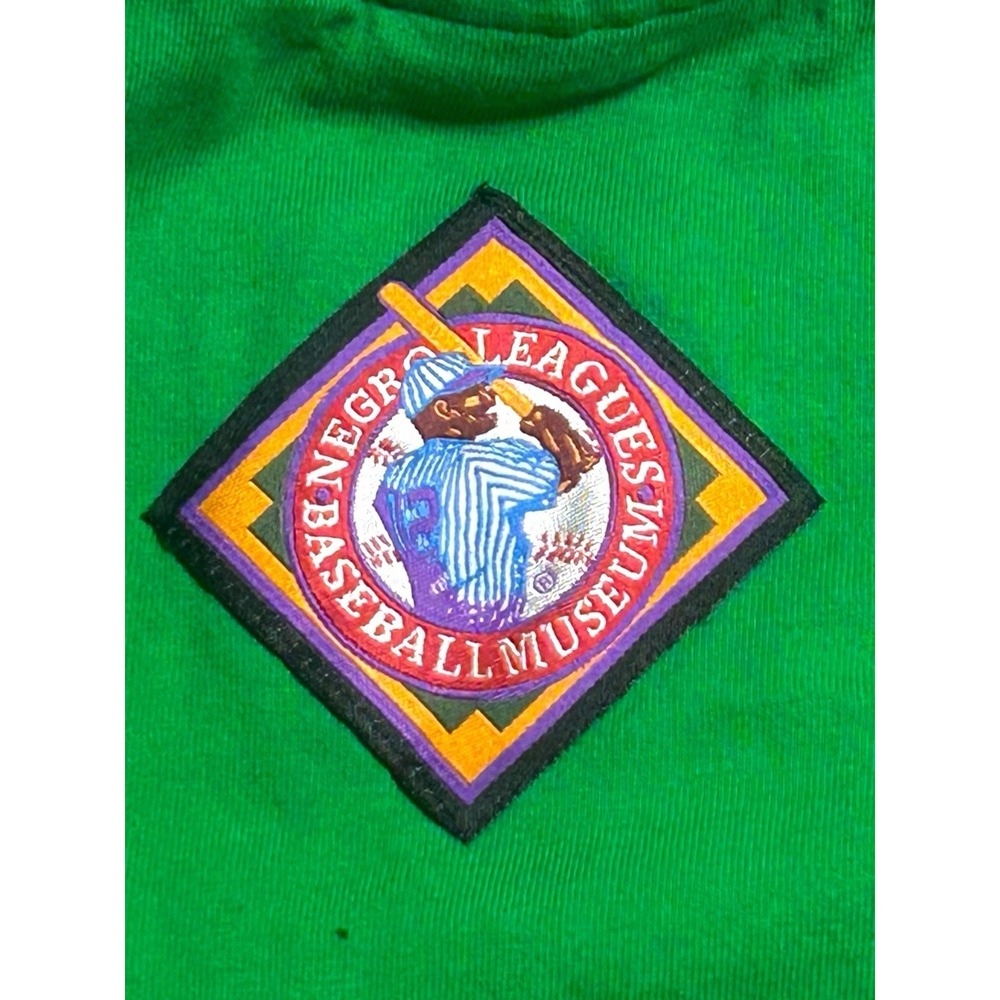Negro Leagues 1920 Museum Graphic T Shirt XL Green Patch Streetwear - Picture 5 of 13